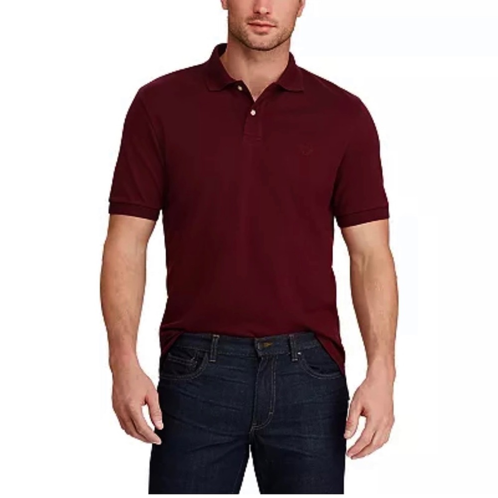 🆕 Men's Chaps Custom Fit Polo, Size Large